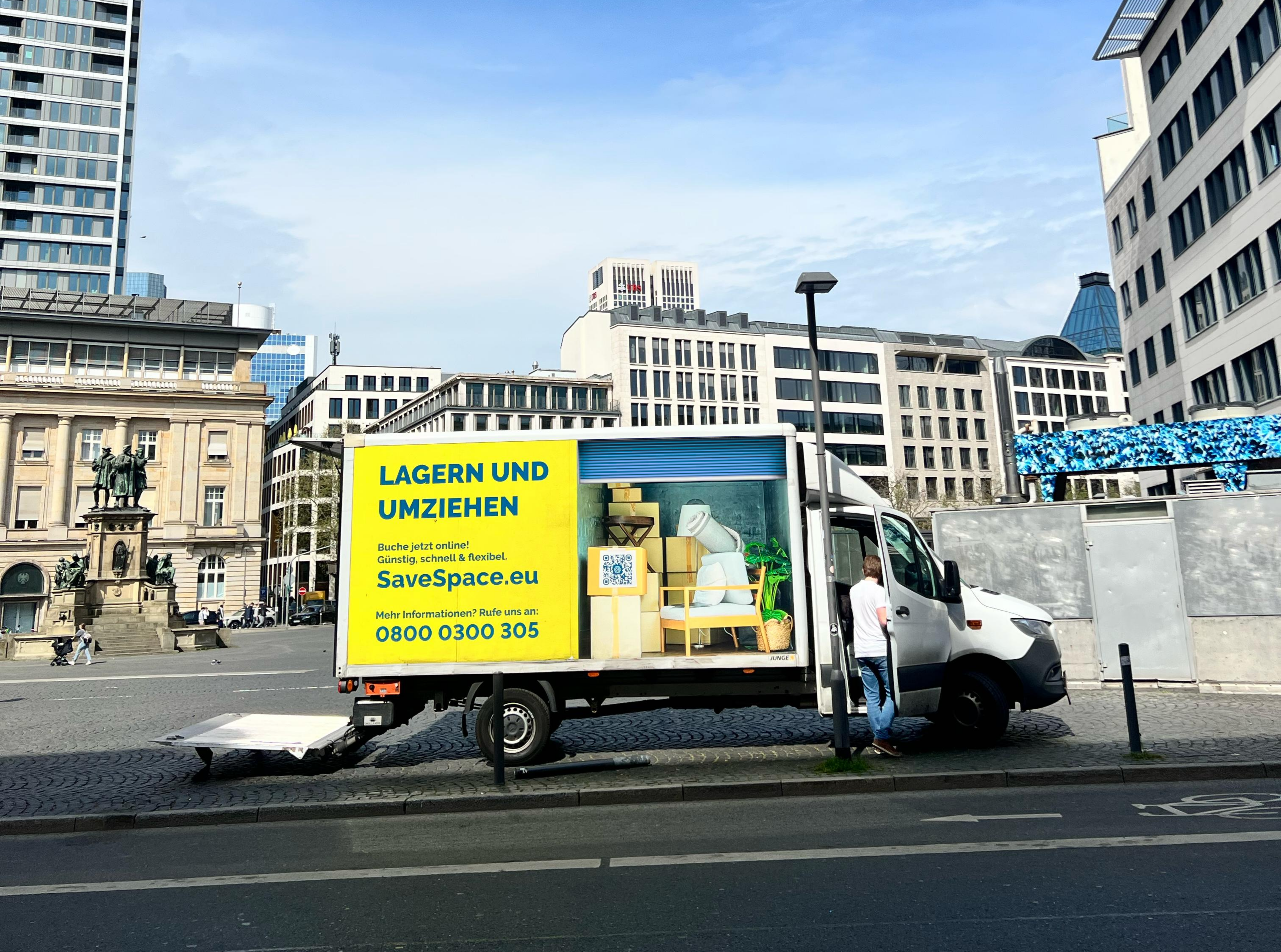 SaveSpace bei einem Transportauftrag